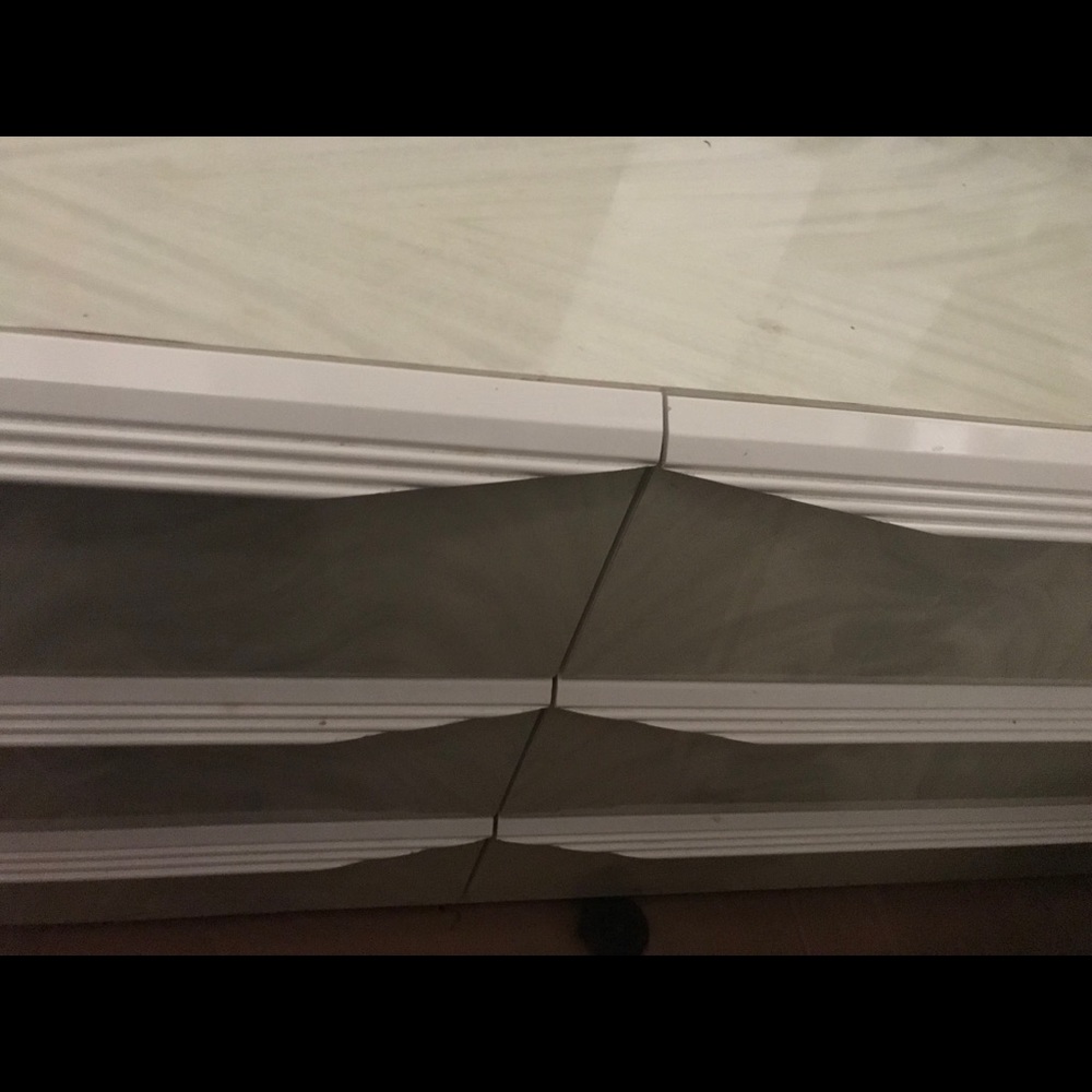 Three level drawer w two night tables Italian made